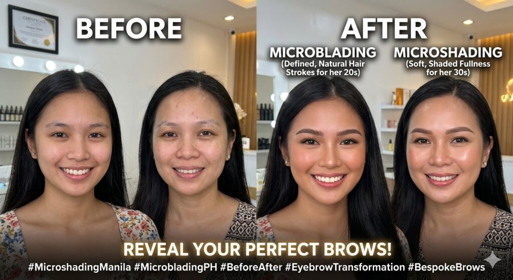 microshading and microblading