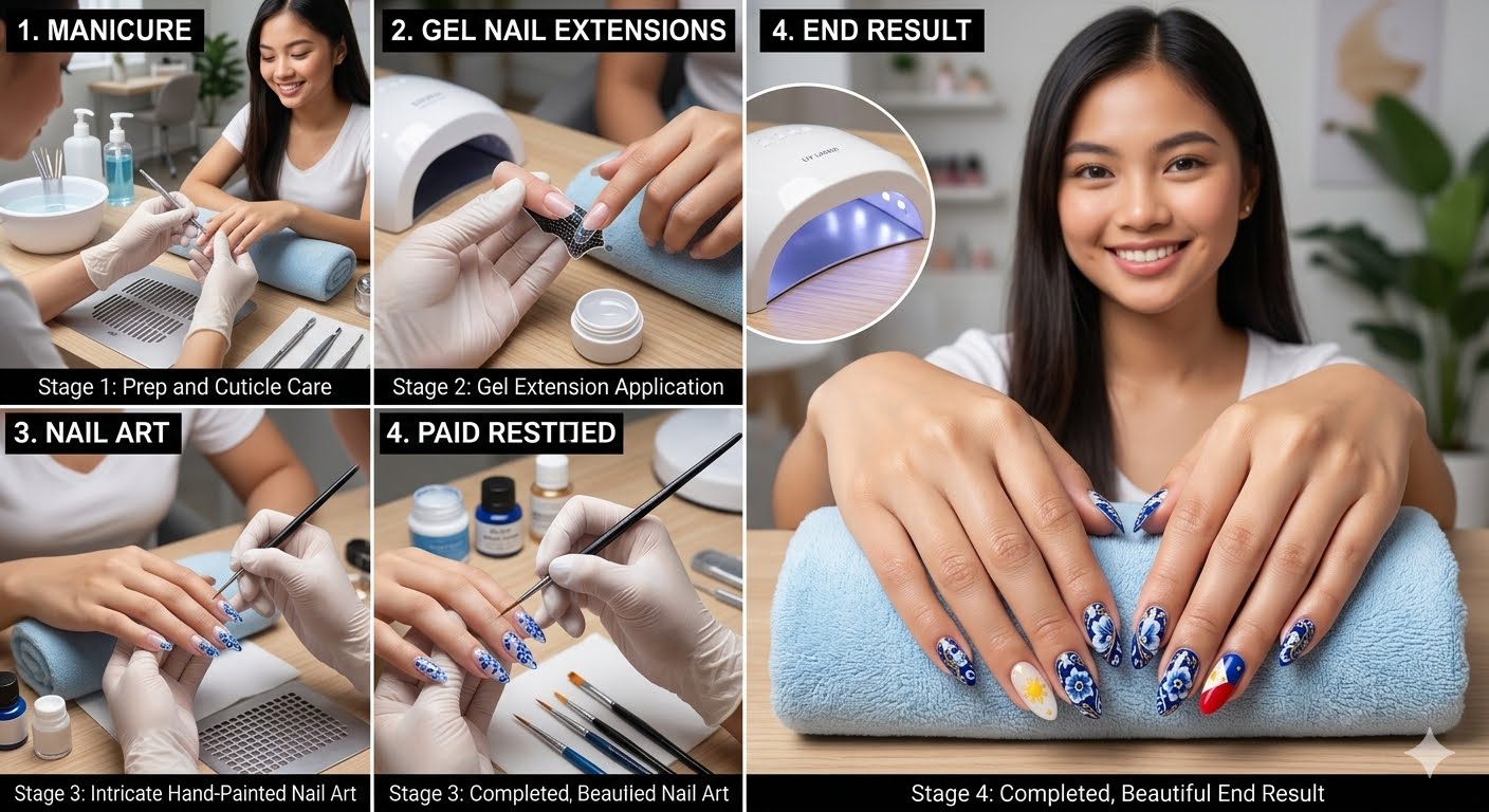 nail art combo